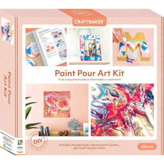 Craft Maker Deluxe Paint Pour Art Kit