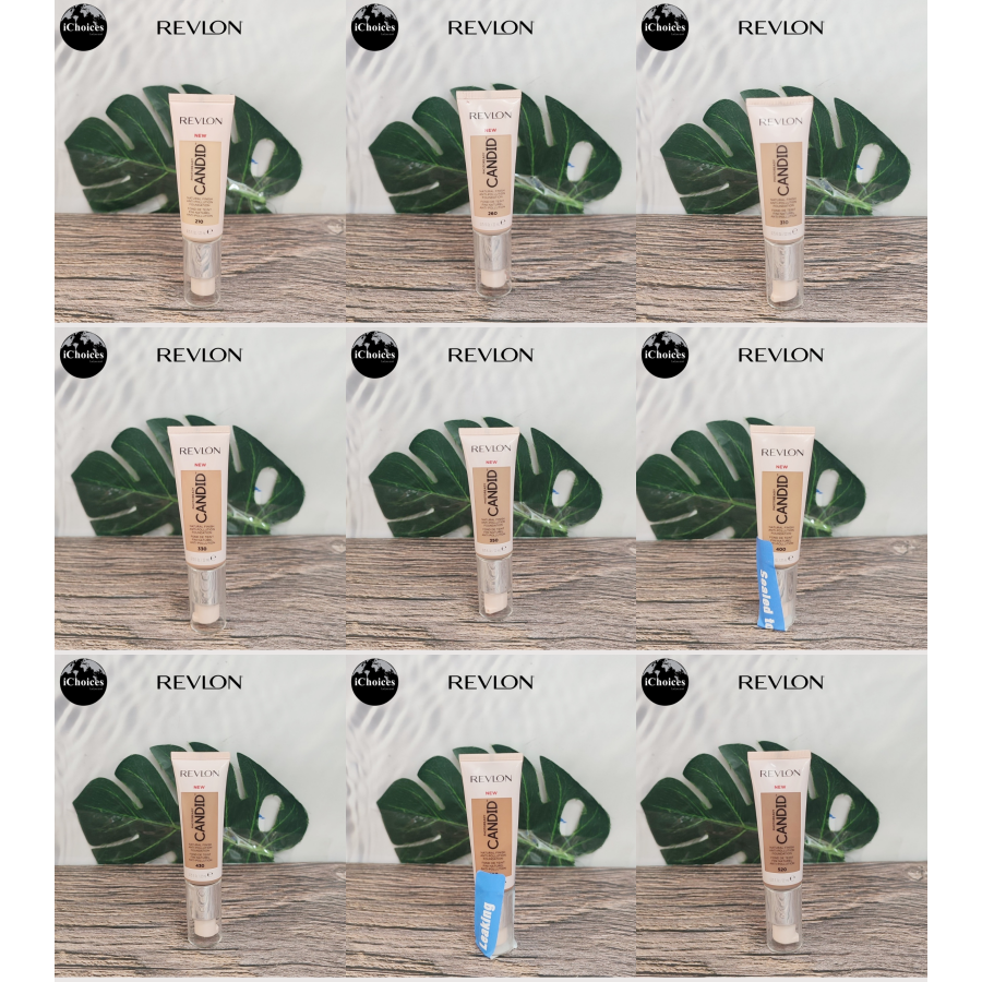 [Revlon] PhotoReady Candid Natural Finish Anti-Pollution Foundation 22 ml เรฟลอน รองพื้นเนื้อครีม บา