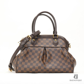 Louis Vuitton TREVI PM BROWN DAMIER CANVAS GHW