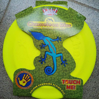 FLYING DISC WICKED CHAMELEON จานบินสุนัข จานร่อนสุนัข จานร่อน Dog Silicone Flying Disc ของเล่นสุนัข จานร่อนซิลิโคน