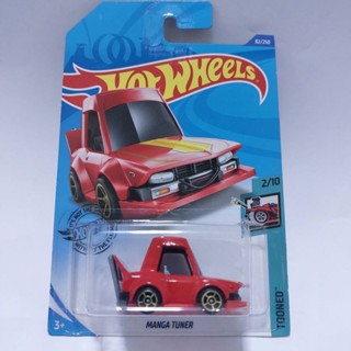 รถเหล็ก Hotwheels MANGA TUNER สีแดง (ib40)