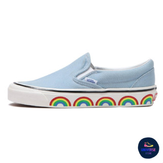 [ของแท้ ส่งฟรี จากไทย] VANS CLASSIC SLIP-ON 98 DX - ANAHEIM FACTORY OG RAINBOW