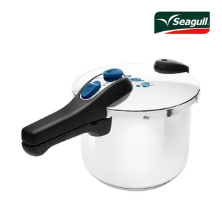 SEAGULL ซีกัล หม้ออัดแรงดัน ความจุ 6 ลิตร / 8 ลิตร Silver (สีเงิน)