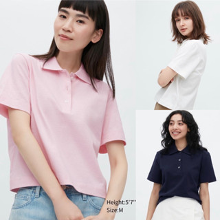 เสื้อโปโล uniqlo ทรงครอป