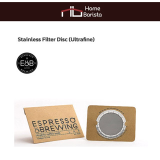 แแผ่นกรองผงกาแฟ E&amp;B Lab Aeropress  Stainless Steel Filter (ใช้แทนกระดาษกรอง)