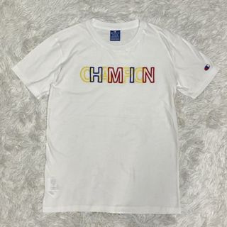 เสื้อสีขาวยืดคอกลม champion งานปัก พร้อมส่ง