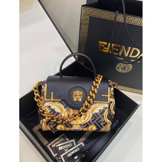 กระเป๋าสะพายข้าง THE FENDI X Versace “ FenDace “ collection