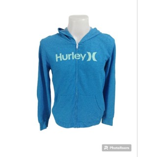 เสื้อสเวตเตอร์ฮู้ดแบรนด์ Hurley Size M มือ2