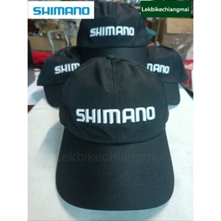 SHIMANO หมวกแก๊ปสีดำ ปรับระดับได้