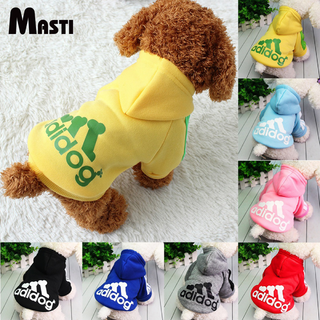 MASTI ชุดจั๊มสูท มีฮู้ด เสื้อกันหนาว สำหรับสุนัข แมว ลูกสุนัข LI0513