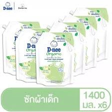 [ยกลัง 6 ถุง] ดีนี่ ซักผ้า เด็ก 1400 มล D-nee