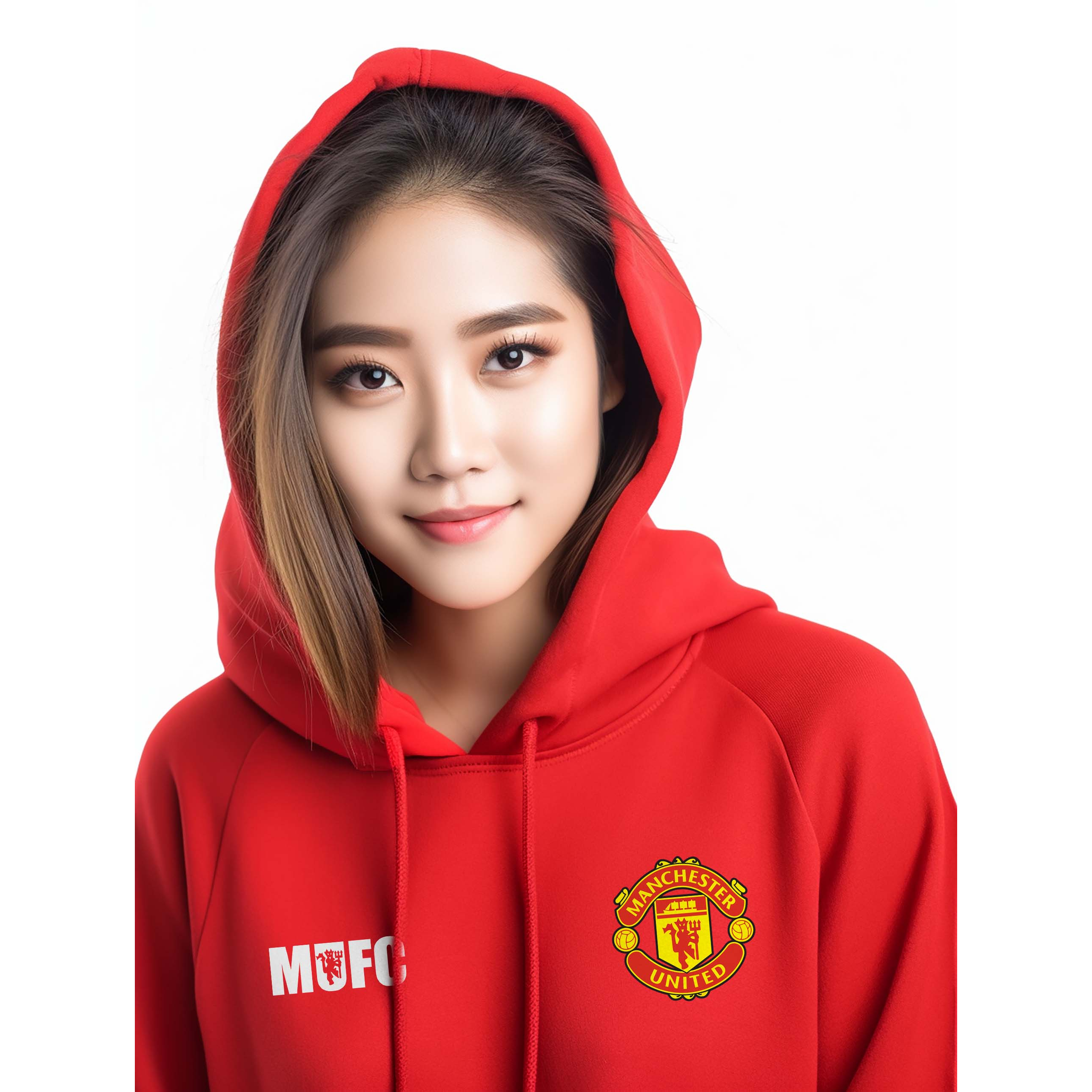 HOODMAN เสื้อฮูด เสื้อกันหนาว สีแดง MAN UNITED