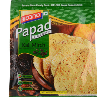 Bicano Papad Kali Mirch 200gm