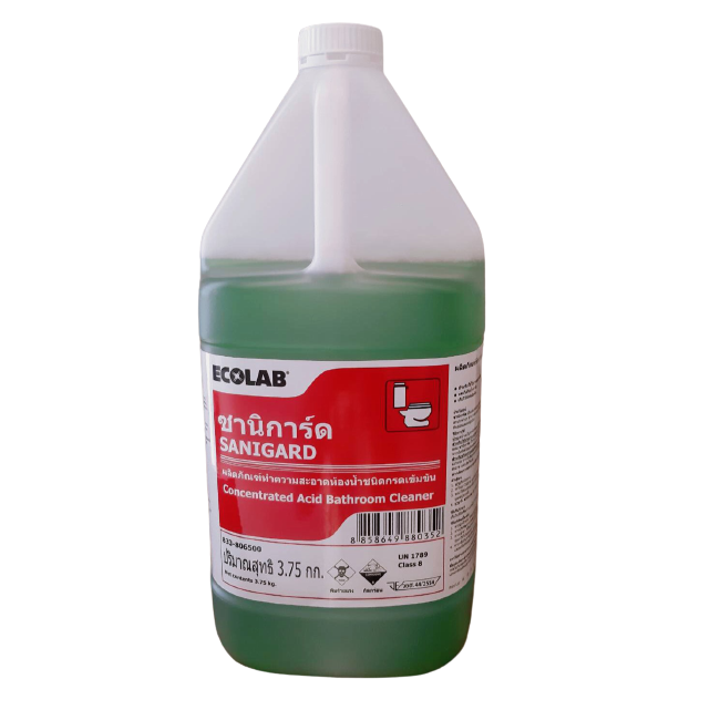 ผลิตภัณฑ์ทำความสะอาดห้องน้ำ ชนิดกรดเข้มข้น Ecolab Saniguard