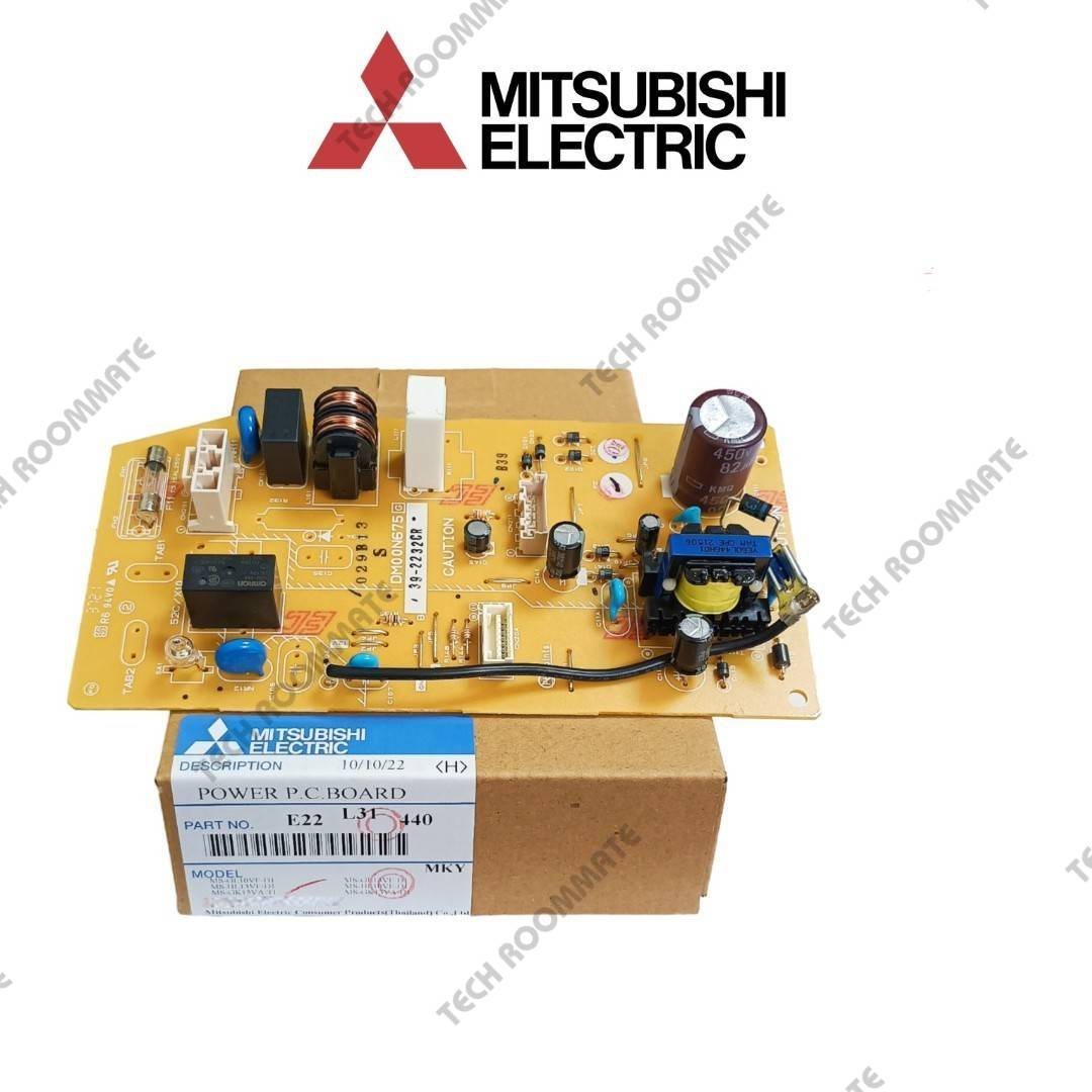 อะไหล่ของแท้/แผงเมนแอร์บอร์ดคอยเย็น/POWER P.C.BOARD /มิตซูบิชิ/MITSUBISHI/E22L31440