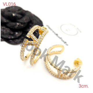 ต่างหู ตุ้มหู VL พร้อมส่ง ถูกที่สุด!!งานดีสุด!!VL016