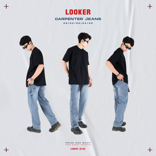 LOOKER DENIM WORKWEAR กางเกงยีนส์ขายาวสไตล์วินเทจ