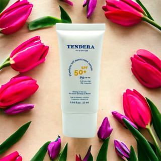 กันแดด TENDERA SPF50+ PA++++ 25กรัม ไม่มัน ไม่เป็นคราบ ผิวเรียบเนียน ออร่า ไม่ต้องพึ่งรองพื้น