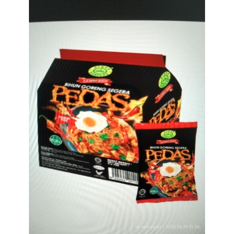 บะหมี่กึ่งสำเร็จรูปอร่อย Vermicelli Twenty Bihun Segera Pedas 3 Packs