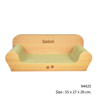 [94425] Kanimal Cat Toy ของเล่นแมว ที่ลับเล็บ ที่ข่วนเล็บแมว รุ่นโซฟาจัมโบ้ ขนาด 55x27x20 ซม. แถมฟรี! Catnip