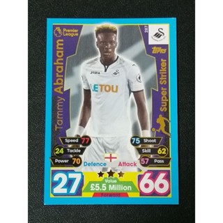 การ์ดฟุตบอล MATCH ATTAX 2017/18 SOCCER CARDS (NO.272-288)