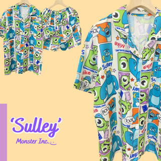 [มีโค้ดลด] Naptime ชุดนอนน่ารักครบเซท เสื้อ+กางเกง รุ่น "Sully" ผ้าไหมอิตาลีนุ่มใส่สบาย