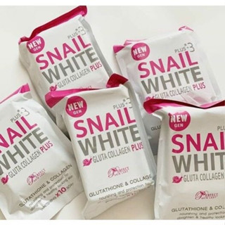 สบู่ Snail White Gluta Collagen Plus Soap by Perfect Skin Lady 80g