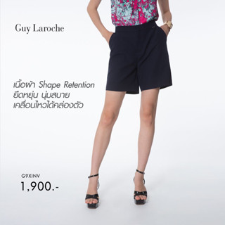 Guy Laroche กางเกงขาสั้น ขอบเอวยางด้านหลัง (G9XINV)