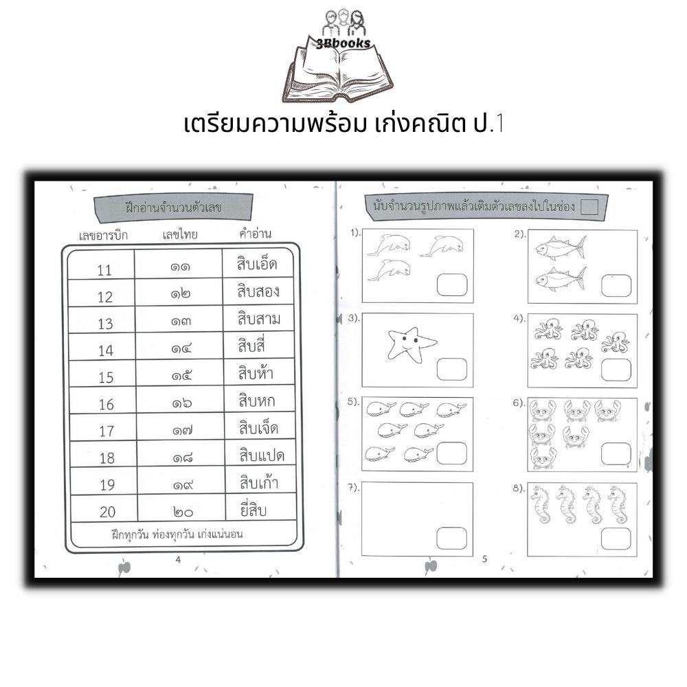 หนังสือ เตรียมความพร้อม เก่งคณิต ป.1 : หนังสือเด็ก เสริมทักษะ เตรียมความพร้อม คณิตศาสตร์ ป.1