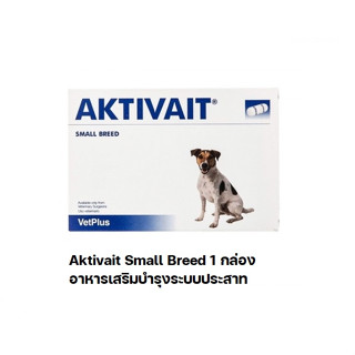 Aktivate Small Breed (60 แคปซูล) 1 กล่อง วิตามินบำรุงสมองและระบบประสาท สำหรับสุนัข ของแท้ ฉลากไทย! หมดอายุ 2024