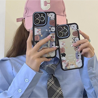 💕พร้อมส่ง💕iPhone 14 13 12 11 Pro Max เคส for เคสไอโฟน11 น่ารัก บางเบาพกพาง่าย กระจกเงา แฟชั่น Case