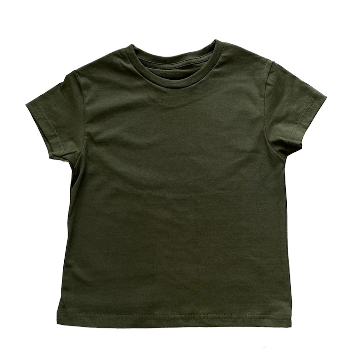 OV21 AMY  เสื้อยืดสีเขียวทหาร Cotton20 Oversize #4
