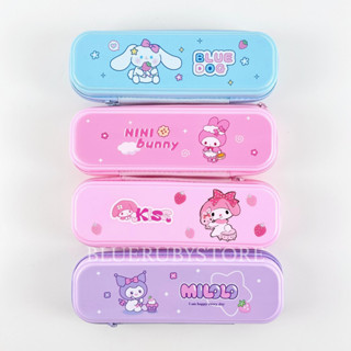 กระเป๋าดินสอ แบบซิป สีพาสเทล น่ารัก ลายการ์ตูน Sanrio