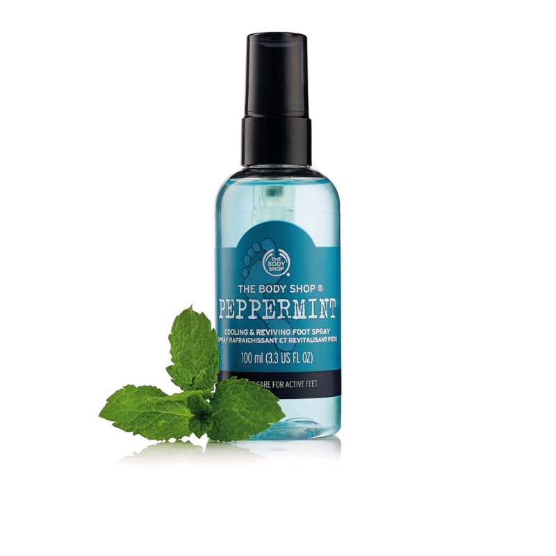 พร้อมส่ง THE BODY SHOP PEPPERMINT COOLING FOOT SPRAY 100ML