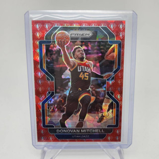 [โซนฝากขายการ์ด] 2021-22 Prizm Basketball Donovan Mitchell #72 NBA 75th Red Diamond Prizm /75