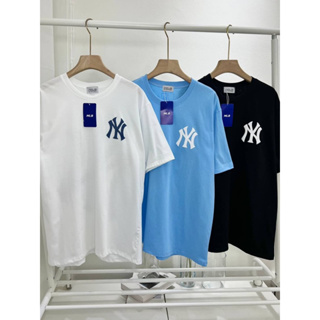 พร้อมส่ง✅เสื้อยืดโอเวอร์ไซส์ สกรีนหน้าหลัง MLB V.1