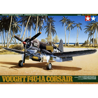 🏆 TAMIYA 61070 ชุดประกอบจำลองมาตราส่วน 1:48 VOUGHT F4U-1A CORSAIR ต้องไปสร้างและทำสีเอง