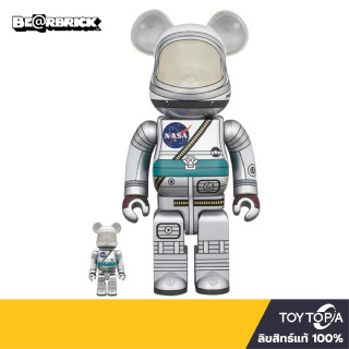 พร้อมส่ง+โค้ดส่วนลด Project Mercury Astronaut 100％ &amp; 400％  by Bearbrick (ลิขสิทธิ์แท้)