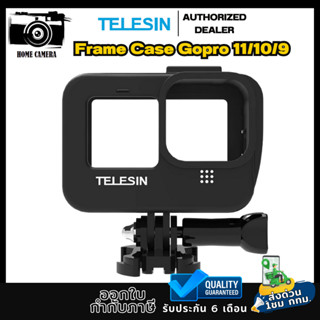 Telesin Frame Case เฟรมเคสคุณภาพสูง มีช่องต่อไฟ led, mircrophone สำหรับGOPRO11/10/9