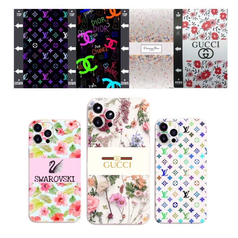ฟิล์มหลังกันรอย ลาย Louis Dior Chanel