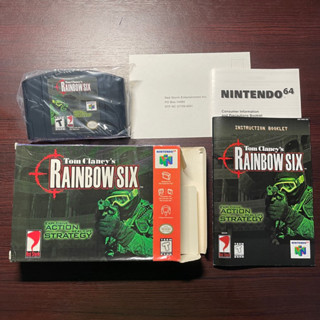 งานกล่องแท้ Tom Clancys Rainbow Six (US) N64