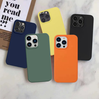 021.เคสกำมะหยี่โลโก้ สำหลับรุ่น iPhone 14 pro max 13 12 11 pro max 8plus XR 7plus เคสซิริโคน สามารถลบรอยเปื้อนของสีได้