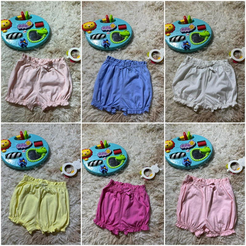 กางเกงขาสั้นเด็กสีพื้น Baby Gap มือ1 ของแท้พร้อมส่ง