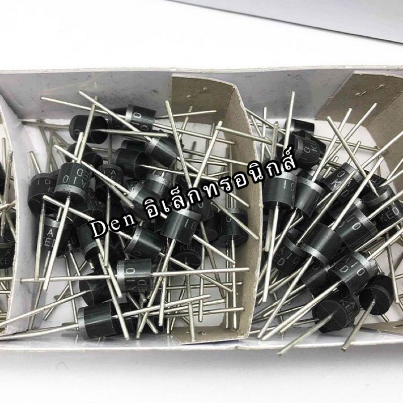 (ราคา แพ็ค 3ชิ้น-10ชิ้น)ไดโอด  diode 6A10 ,10A10 Fast diode 6A, 10A 1000V