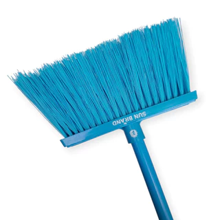 Small Evting ไม้กวาด ขนพลาสติก ไม้กวาดพลาสติก ด้ามยาว 120 ซม. BR10-2 ตราพระอาทิตย์ มี 3 สี