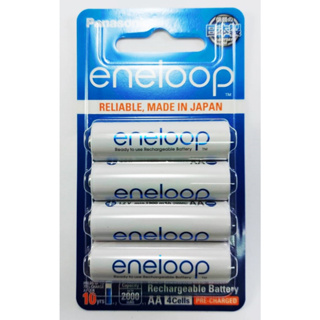 ถ่านชาร์จ Panasonic Eneloop AA 2000mAh แพ็ค 4 ก้อน จำนวน 1 แพ็ค (ของแท้พานาโซนิคไทย)