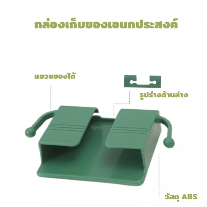 กล่องเก็บรีโมท กล่องเก็บรีโมทคอนโทรลติดผนัง ที่เก็บรีโมท กล่องเก็บของแบบติดผนัง ใส่รีโมท เก็บโทรศัพท์มือถือ ไม่ต้องเจาะร - รูปที่ 6