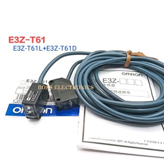 E3Z-T61(E3Z-T61-L + E3Z-T61-D)เซ็นเซอร์จับวัตถุระยะการทำงาน 15เมตร ชนิด NPN