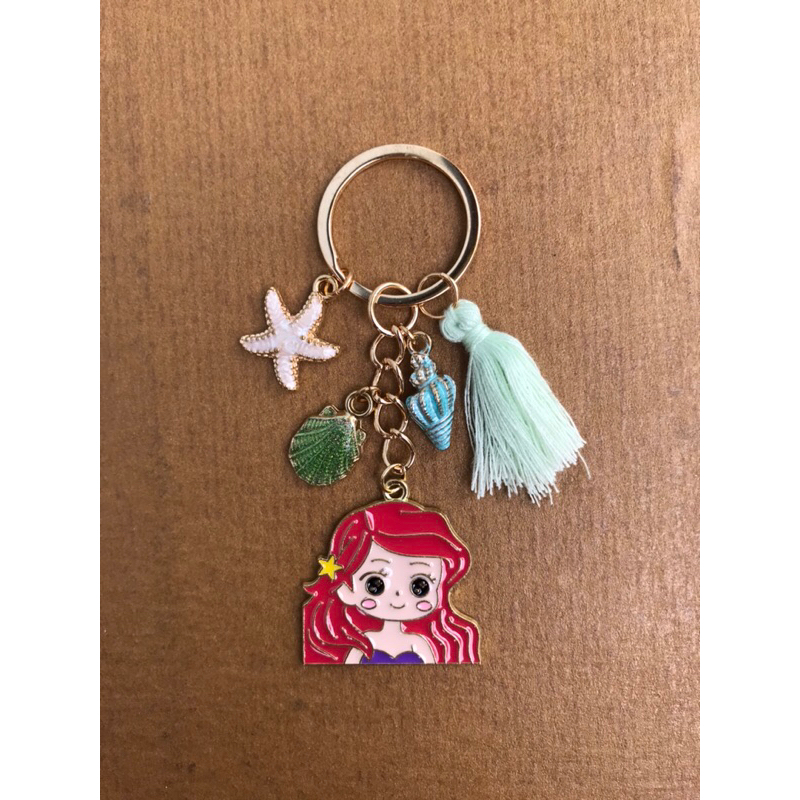 ✅พร้อมส่ง พวงกุญแจแอเรียล Arial keychain The Little Mermaid นางเงือก เงือกน้อย