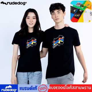 Rudedogของแท้ เสื้อยืดแขนสั้น Rudedog รุ่น countour
